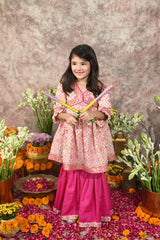 PINK GHARARA SUIT